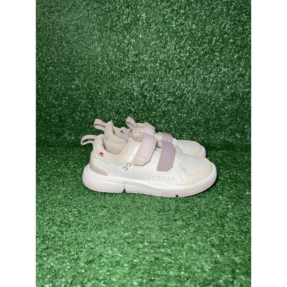 On Cloud Toddler Kids Size 11 The Roger Pink Comfort Walking Shoes Sneakers